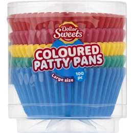 Dollar Sweets Assorted Large Patty Pans 100 pack