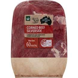 Woolworths Corned Beef Silverside 1kg - 2.5kg