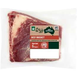Woolworths Beef Brisket 1.5kg - 2.5kg