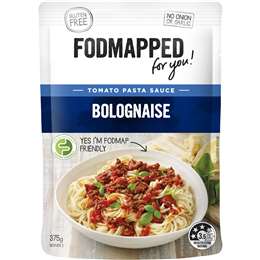 Fodmapped For You Tomato Pasta Sauce Bolognaise 375g