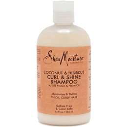 Shea Moisture Coconut & Hibiscus Curl & Shine Shampoo 384mL