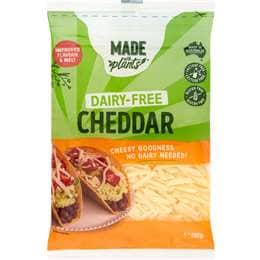 Made With Plants Shredded Cheddar Dairy Free 200g