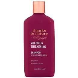 Thanks To Nature Volume Thickening Shampoo Biotin Collagen for Fine Hair 500mL