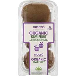 Macro Organic Kiwi Fruit 6 pack