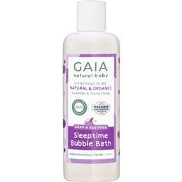 Gaia Natural Baby Sleeptime Bubble Bath 250mL