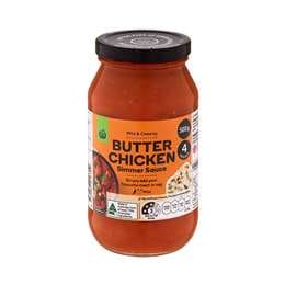 Woolworths Butter Chicken Simmer Sauce 500g