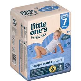 Little One's Ultra Dry Nappy Pants Size 7 (18+kg) 16 pack