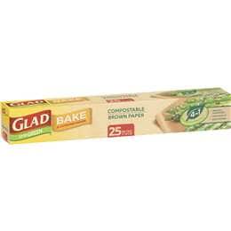 Glad To Be Green Compostable Brown Bake & Cooking Paper 25m