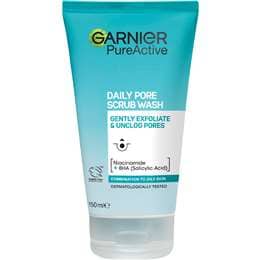 Garnier Skin Active Daily Pore Scrub Wash 150mL