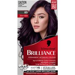 Schwarzkopf Brilliance 85 Violet Vision Permanent Hair Dye each