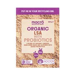 Macro Organic LSA with Probiotics 200g