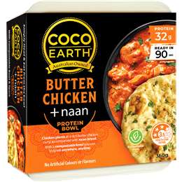 Coco Earth Butter Chicken With Naan 360g