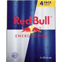 Red Bull Energy Drink 250mL x 4 pack