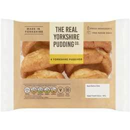 The Real Yorkshire Pudding Co. Yorkshire Puddings 6 pack