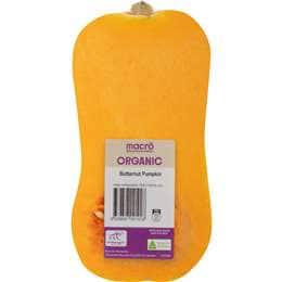 Macro Pumpkin Butternut Cut Organic each