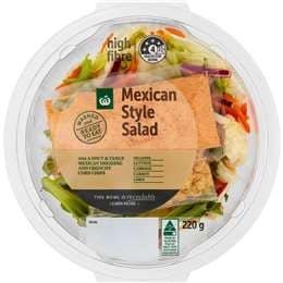 Woolworths Mexican Style Salad Bowl 220g