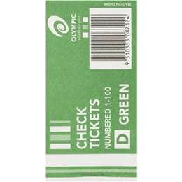 Olympic Check Ticket Book Loose 100 pack