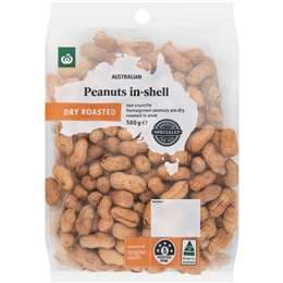 Woolworths Peanuts In Shell 500g