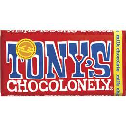 Tony's Chocolonely Milk Chocolate Bar 180g