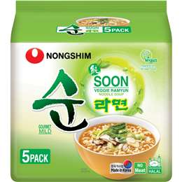 Nongshim Veggie Soon 5 pack