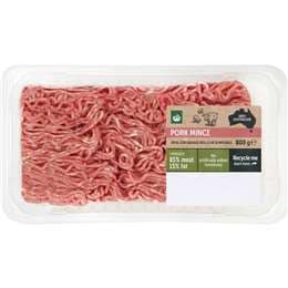 Woolworths Pork Mince 800g