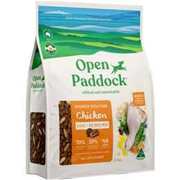 Open Paddock Chicken Kibble Air Dried Dry Dog Food 2.5kg