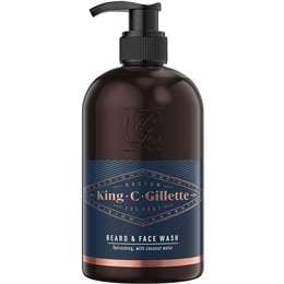 Gillette King C Beard & Face Wash 350mL