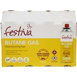 Festiva Butane Gas Canisters 4 pack