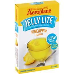Aeroplane Jelly Lite Crystals Pineapple 9g x 2 pack