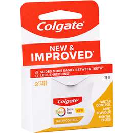 Colgate Dental Floss Total Tartar Control 25m
