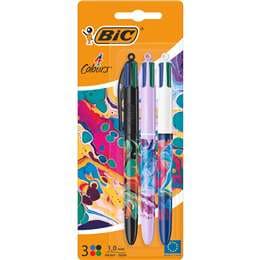 BIC 4 Colours Limited Edition 3 pack