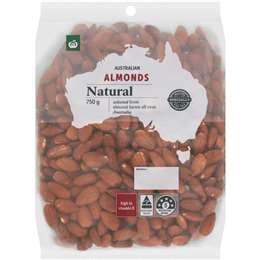 Woolworths Almonds Kernels 750g