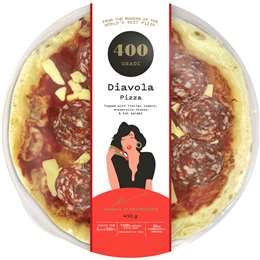 400 Gradi Diavola Pizza 430g