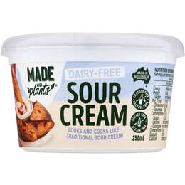 Made With Plants Dairy Free Sour Cream 250mL