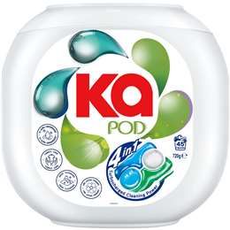 Ka Pod 4 In 1 Antibacterial Laundry Capsules 45 pack