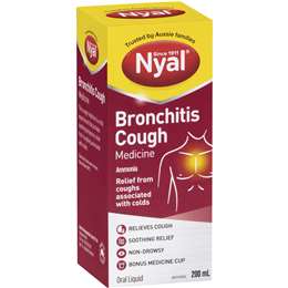 Nyal Cough Syrups Bronchitis Mix 200mL