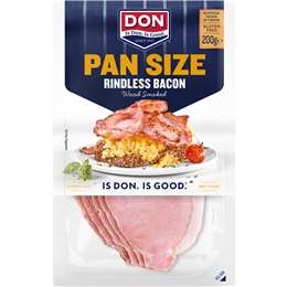 Don Bacon Pan Size Rindless 200g
