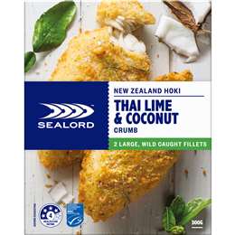 Sealord Hoki Thai Lime & Coconut 150g x 2 pack