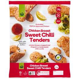 Woolworths Chicken Breast Sweet Chilli Tenders 1kg