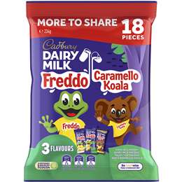 Cadbury Freddo & Caramello Milk Chocolate Variety 234g 18 pack