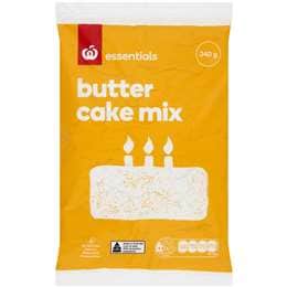Woolworths Essentials Butter Cake Mix 340g