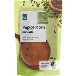 Woolworths Peppercorn Sauce 200g