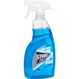 Strike Pro Glass Cleaner Spray Removes Grease & Grime 750mL