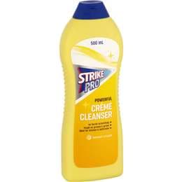 Strike Pro Cream Cleanser Lemon 500mL