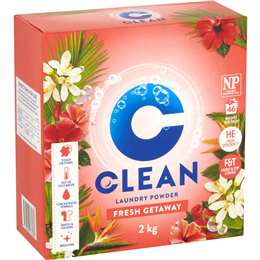 Clean Laundry Powder Fresh Getaway 2kg