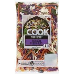 Woolworths COOK Stir Fry Mix Rainbow Vegetables 400g