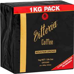 Vittoria Mountain Grown Ground Coffee 1kg