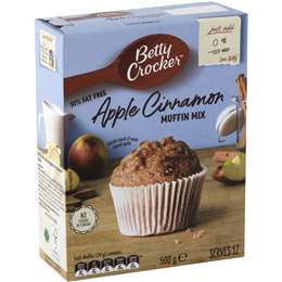 Betty Crocker Apple & Cinnamon Muffin Mix 500g