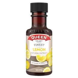 Queen Finest Lemon Natural Extract Intense Flavour 50mL