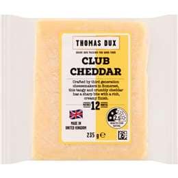 Thomas Dux Club Cheddar Cheese 235g